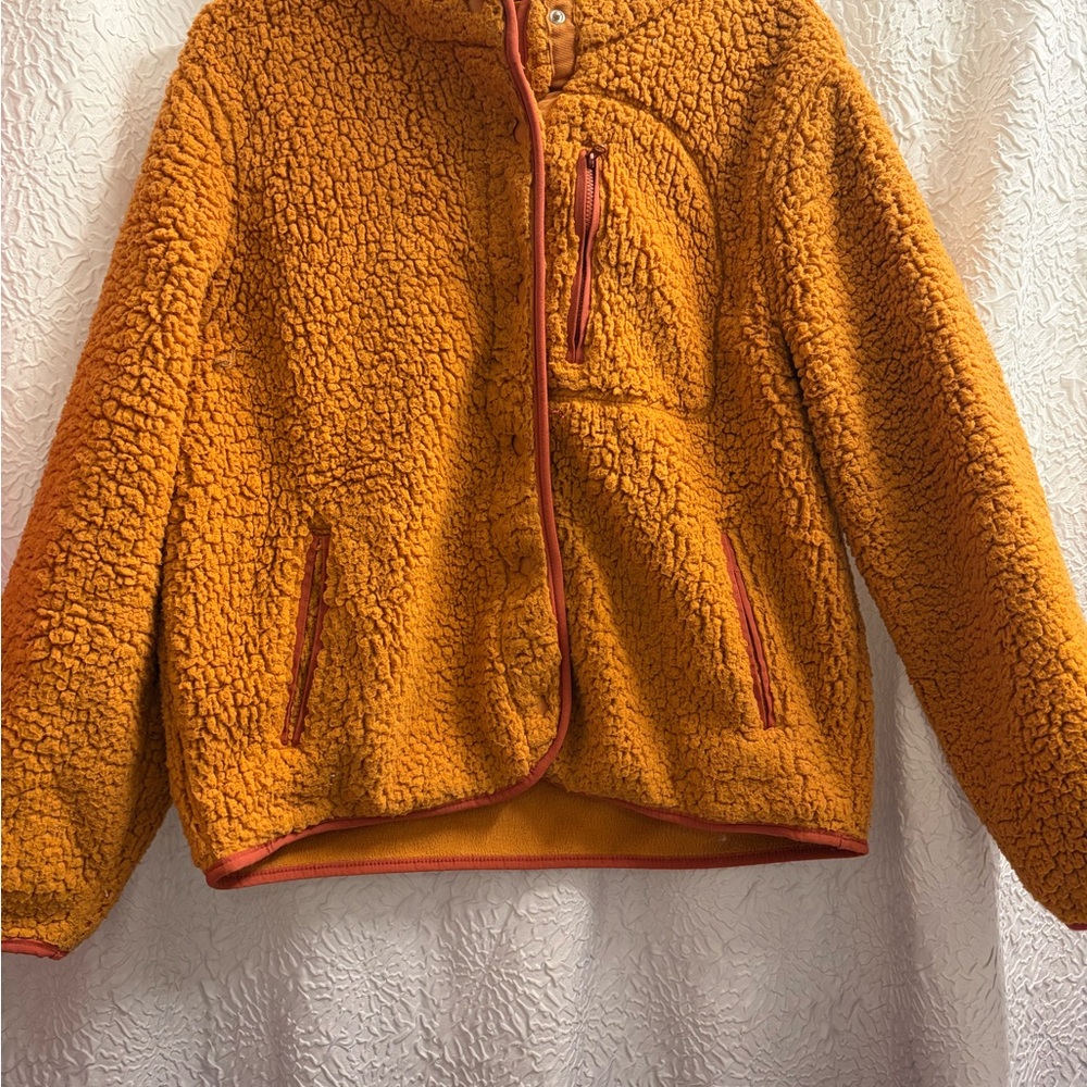 Universal Thread Sherpa Jacket - Mustard